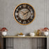 Svelte Seconds Luxury Designer Wall Clock For Living Room With Moving Gear Mechanism Buy Wall Clock Online (Steel Body)