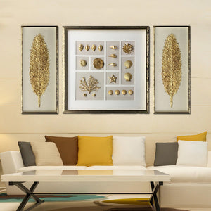 A Sea of Illusions & Golden Feather Shadow Box Set of 3