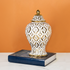 Golden Tranquility Ceramic Vase & Decorative Showpiece - Medium