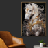 Majestic Equine Symphony Crystal Glass Painting  - Right panel (BIG)