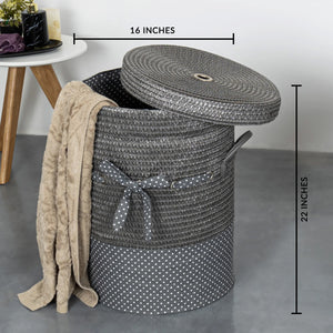 Home Fresh Cylindrical Laundry Bucket (BIG)