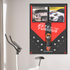 Fast and Furious Car Racing Pop Art Shadow Box