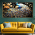 Azure Peacock Dreams Crystal Glass Modern Art Paintings & Wall Decoration items (N)