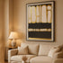 Abstract Gold Symphony Wall Painting For Home ( 47x31.5 Inches )