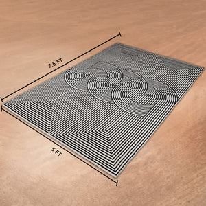 Evoke Textured Floor Rug (5x7.5 Feet)