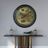 Timeless Tradition Luxury Designer Wall Clock For Living Room With Moving Gear Mechanism Buy Wall Clock Online - Big (Steel Body)