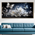 Fluttering Blossoms Butterfly Whispers Crystal Glass Decorative Wall Paintings for Living Room