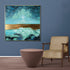 Enigmatic Enchantments Decorative Hand painting for Home Decor (With outer Floater Frame) (40 x 40 Inches)