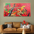 Clash of the Brave Hand Wall Painting For Home (Outer Floater Frame ) (55 x 28 Inches)