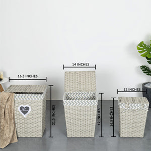 Home Harmony Laundry Basket - Set of 3