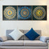 ColourCraft Pro Crystal Glass Wall Decor Paintings for Home & Wall Decoration items - Set of 3