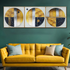 Infinite Radiance Crystal Glass Decorative Wall Paintings online - Set Of 3