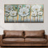 Rosy Reflections Crystal Glass Wall Decor Paintings for Wall Decoration at Home - Set of 3