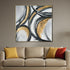 Magical Mirage Handpainted Wall Paintings for Home & Wall Decoration Items (With outer Floater Frame) (40 x 40 Inches)