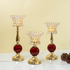 Lumina Arc Candle Stand - Set of 3 (Pearl)