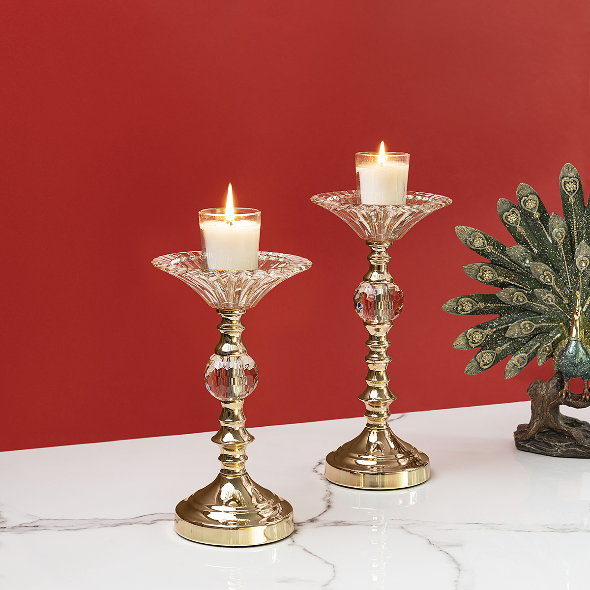 Buy Scholar's Aura Candle StandSet of 2 Dekor Company