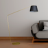 Artisanal Firefly Living Room Arc Floor Lamp