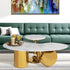 Retro Fusion Centre Table for Living Room - Set of 2 (Stainless Steel)