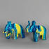 Majestic Tuskers Home Decoration Showpiece