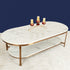 Whispering Essence Rose Gold Centre Table Design For Home (STAINLESS STEEL)