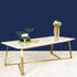 Feeling Delight Rectangular Centre Table Design For Home (STAINLESS STEEL)