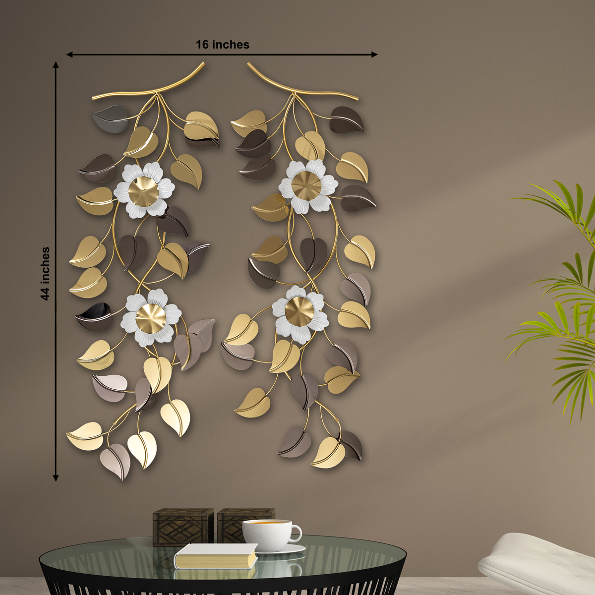 Buy Garden Delight Metal Wall Art Panel Dekor Company