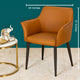 Royal Splendor Metal Dining Chair - Tan color
