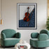 Transcendent Euphoria Pop Art Shadow Box Wall Decoration Piece - Brown