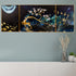 Deer in the Night Sky Canvas Modern Art Paintings