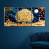 Valencia Dreamlike Framed Crystal Glass Framed Wall Paintings For Wall Decoration at Home & Wall Decoration items - Set of 3