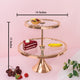 Golden Romance 2 Tier Serveware and Cake Stand