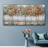 Autumn Affection 100% Hand Painted Decorative Wall Painting Art For Wall Decoration at Home (outer Floater Frame ) (56 x 28 Inches)