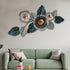 Palmero Floral Arrangment Metal Wall Decor
