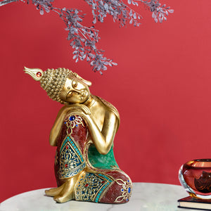 Zen Awakening Buddha Decorative Showpiece For Table