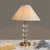 Berlin Contemporary Stainless Steel Crystal Lamp with Shade