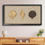 Gold overlay leaf Shadow Box Wall Decoration Piece