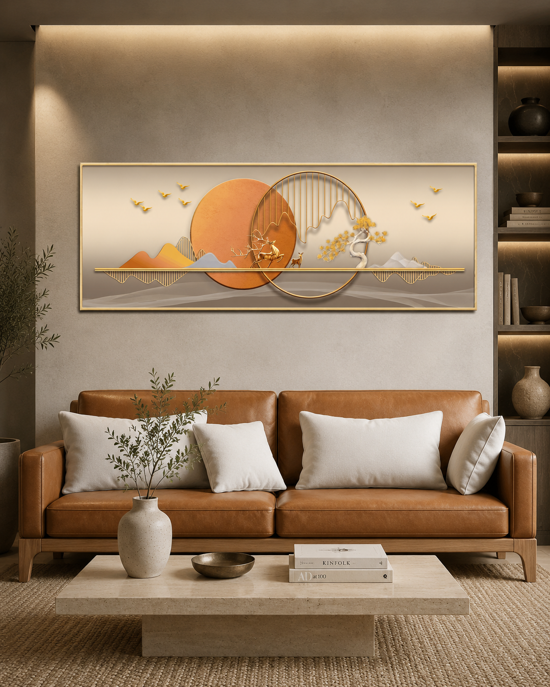 Golden Glade Canvas Print