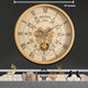 Mystic Motion Luxury Designer Watches Wall Clock For Living Room With Moving Gear Mechanism Buy Wall Clock Online - Medium (White) (Steel Body)