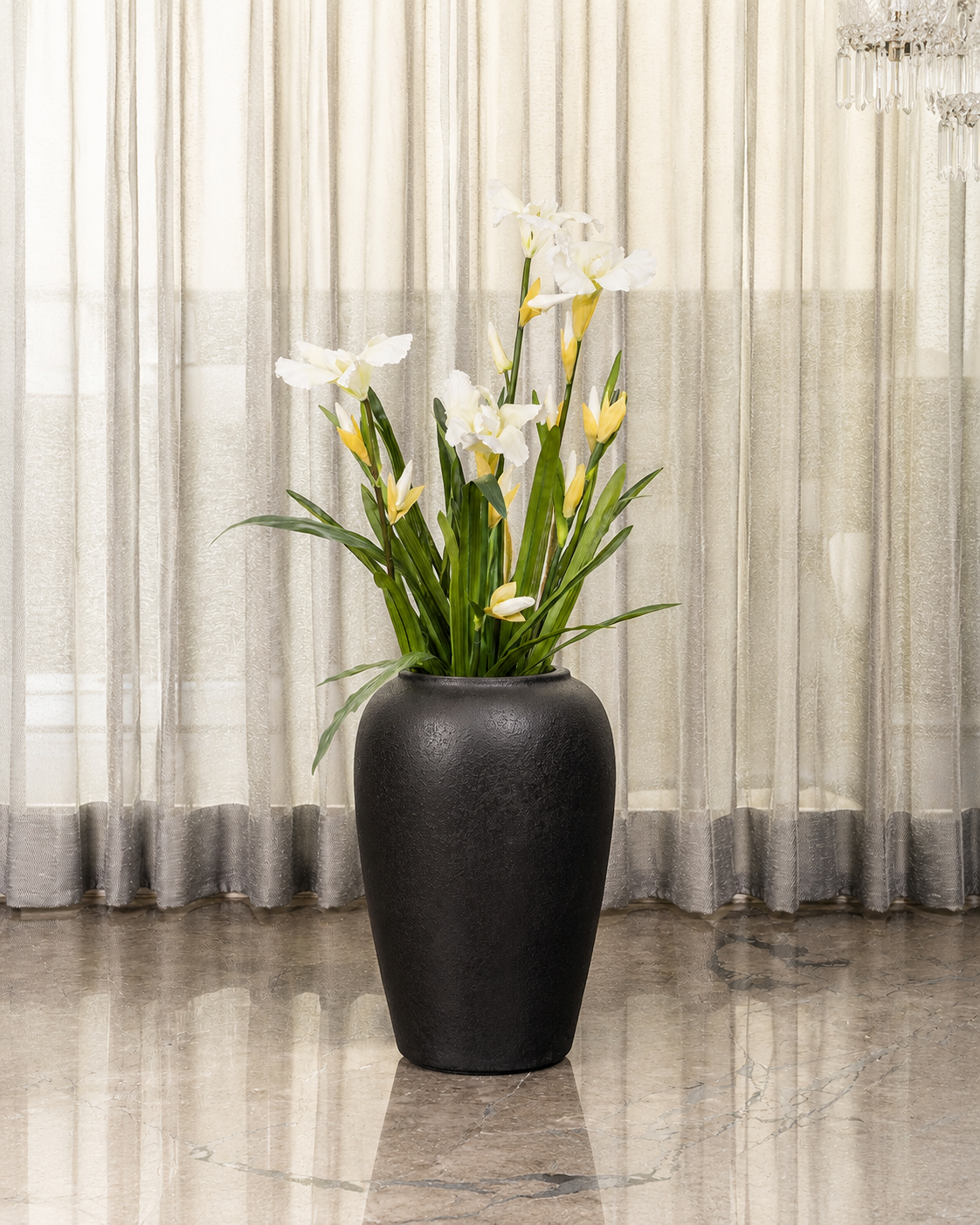 Monochrome Bloom Planter Indoor Planters For Home - Big