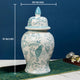 Victorian Decorative Ceramic Vase And Showpiece with Ornate Lid - Big