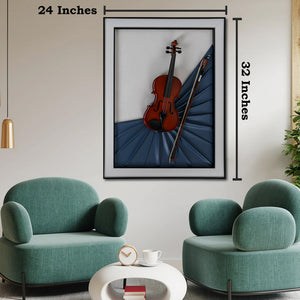 Transcendent Euphoria Pop Art Shadow Box Wall Decoration Piece - Brown