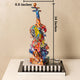 Rainbow Violin Decoration Showpiece & Item for Home Decoration
