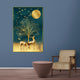 Yellow Tree of Life Stretched Canvas Print