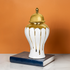 Golden Blossom Ceramic Vase & Decorative Showpiece - Small