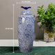 The Glasgow Plaid Decorative Ceramic Decorative Vase And Showpiece - Blue (Big)