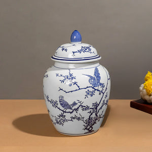 The Casablanca Chevron Decorative Ceramic Vase And Showpiece (white) - Small