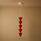 Rovena Ceiling Light For Home & Home Decoration Item - Red (Italian Designer Collection)