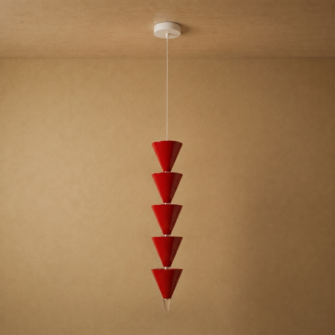 Rovena Ceiling Light For Home & Home Decoration Item - Red (Italian Designer Collection)