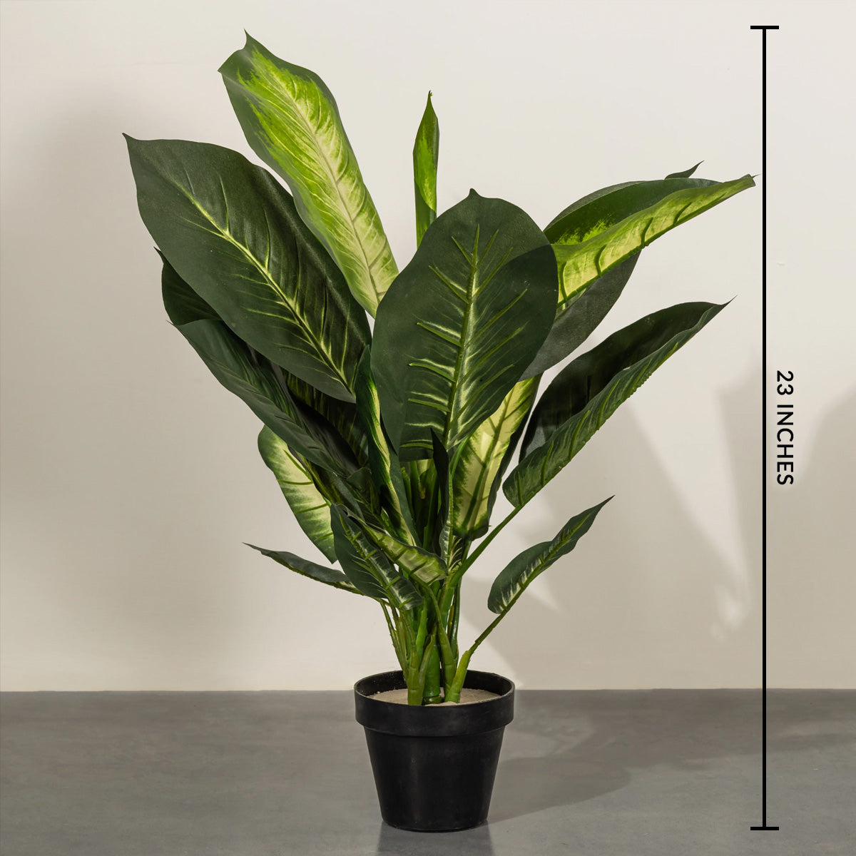 golden dieffenbachia plant Tropical Leaf Delight Dieffenbachia Artificial Plant (Natural Feel) – Dekor Company
