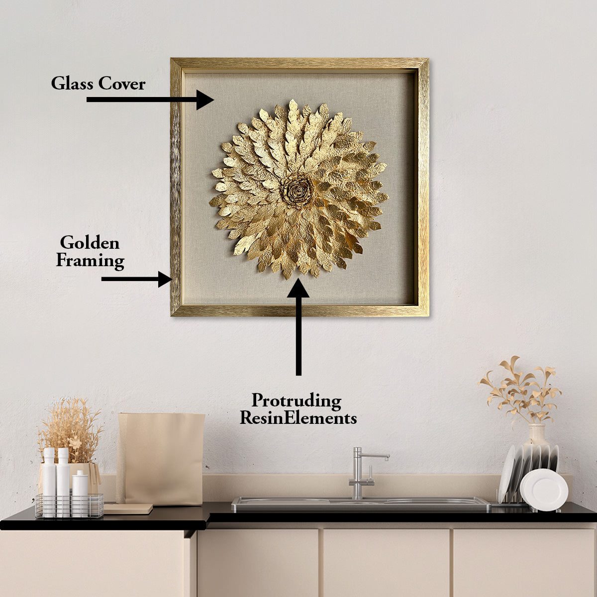 Gilded Garden Escape Shadow Box